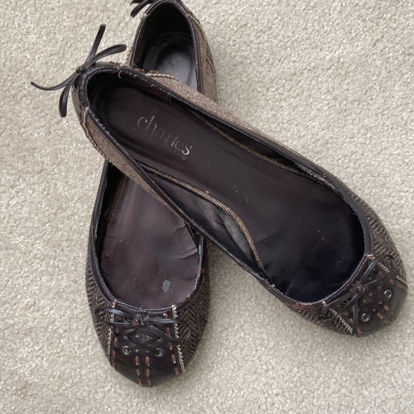 CHARLES DAVID BALLET FLATS SIZE 7 1/2 - Picture 3 of 14